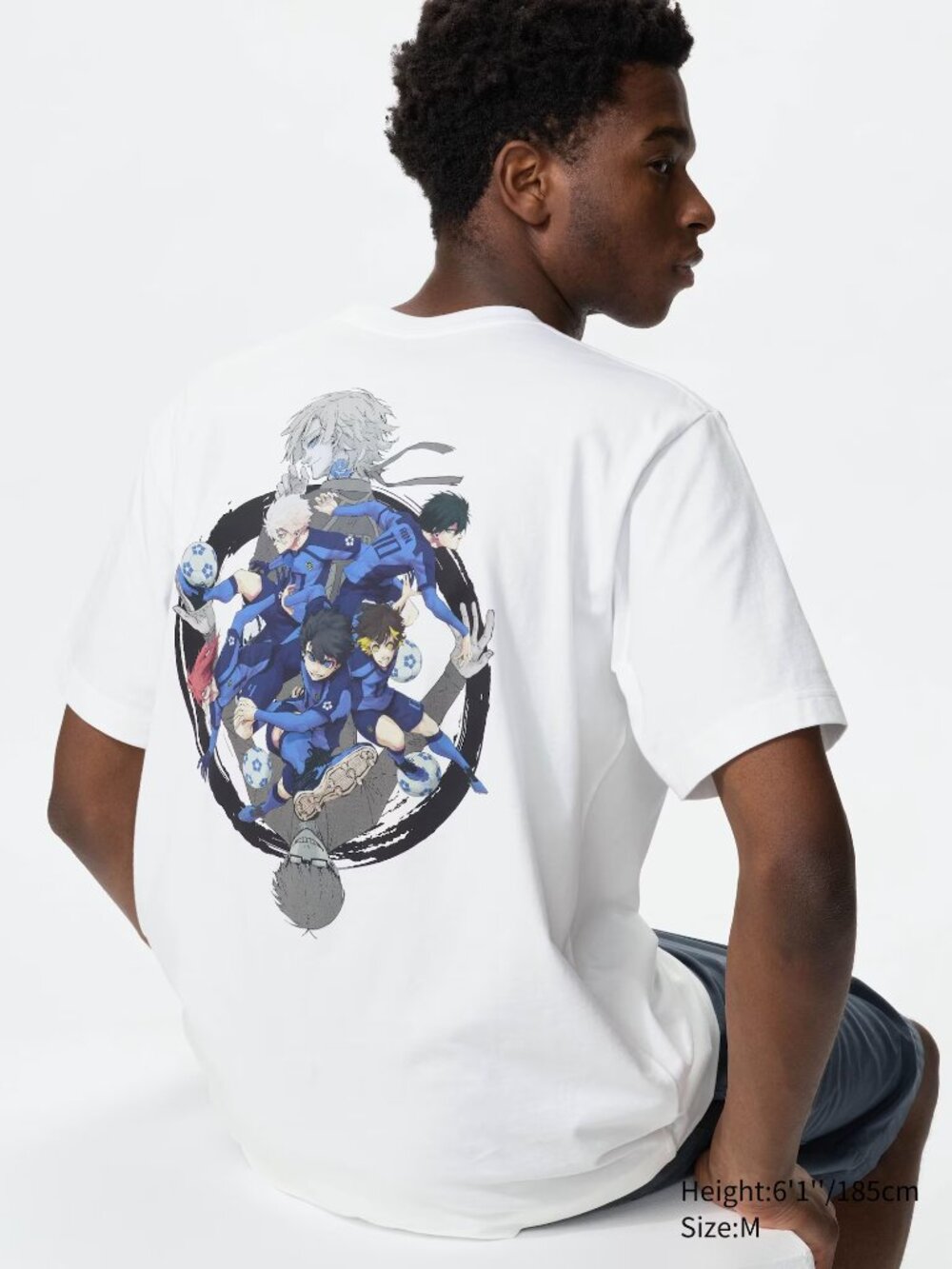 NWT Uniqlo Blue Lock Anime Manga Short Sleeve T-Shirt Size XL